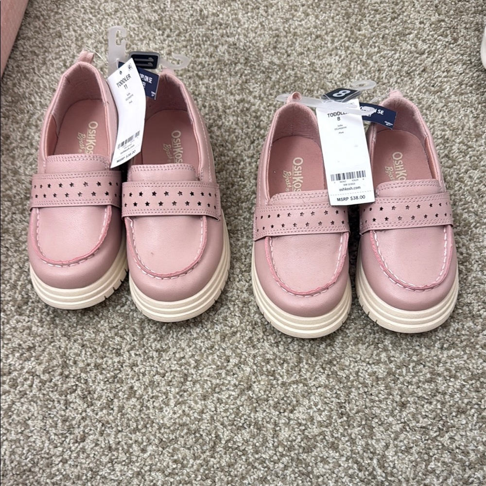 OshKosh B'gosh Pink Kids Loafers